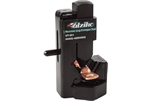 UTZIKO Hammer Lug Crimper Tool for 8 AWG - 0000 AWG Battery and Welding Cables