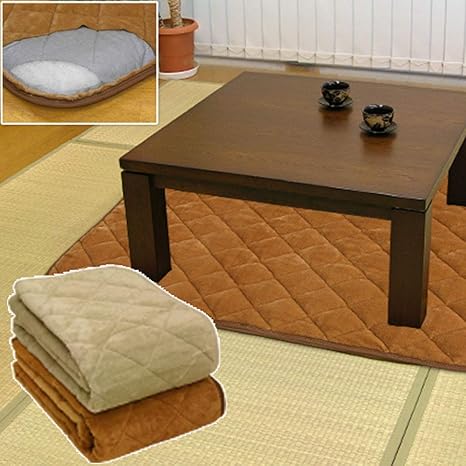 Amazon メーカー直販 アルミシート入り あったかこたつペット 無地 正方形100 100cm ブラウン こたつ布団 オンライン通販