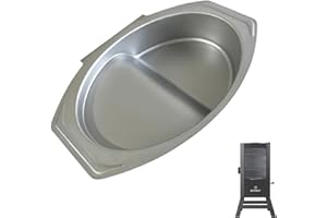 AIRIZIN Small Water Bowl for Masterbuilt 30-inch Digital Electric Vertical BBQ Smoker,9007170040 - Water Bowl,14-1/2" Length