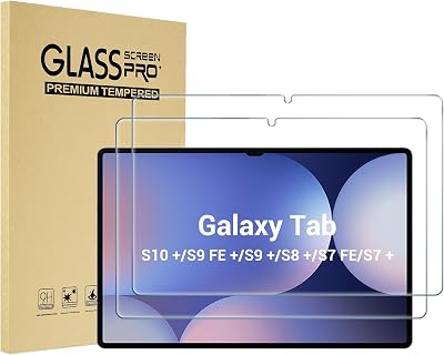 ProCase 2 Pack Tempered Glass Screen Protector for Galaxy Tab S10 Plus 2024