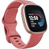 Fitbit Versa 4 Fitness Smartwatch with Daily Readiness, GPS, 24/7 Heart Rate, 40+ Exercise Modes, Sleep Tracking and more, Pi
