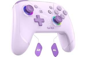 GMBACK Wireless Switch 2 Pro Controller for Nintendo Switch 2/Switch/Lite/OLED, Bluetooth Game Controller for iPhone/Android/PC/Steam/Mac/iOS/iPad/TV with Macro/Motors/Motion Control/Turbo/800mAh, Purple