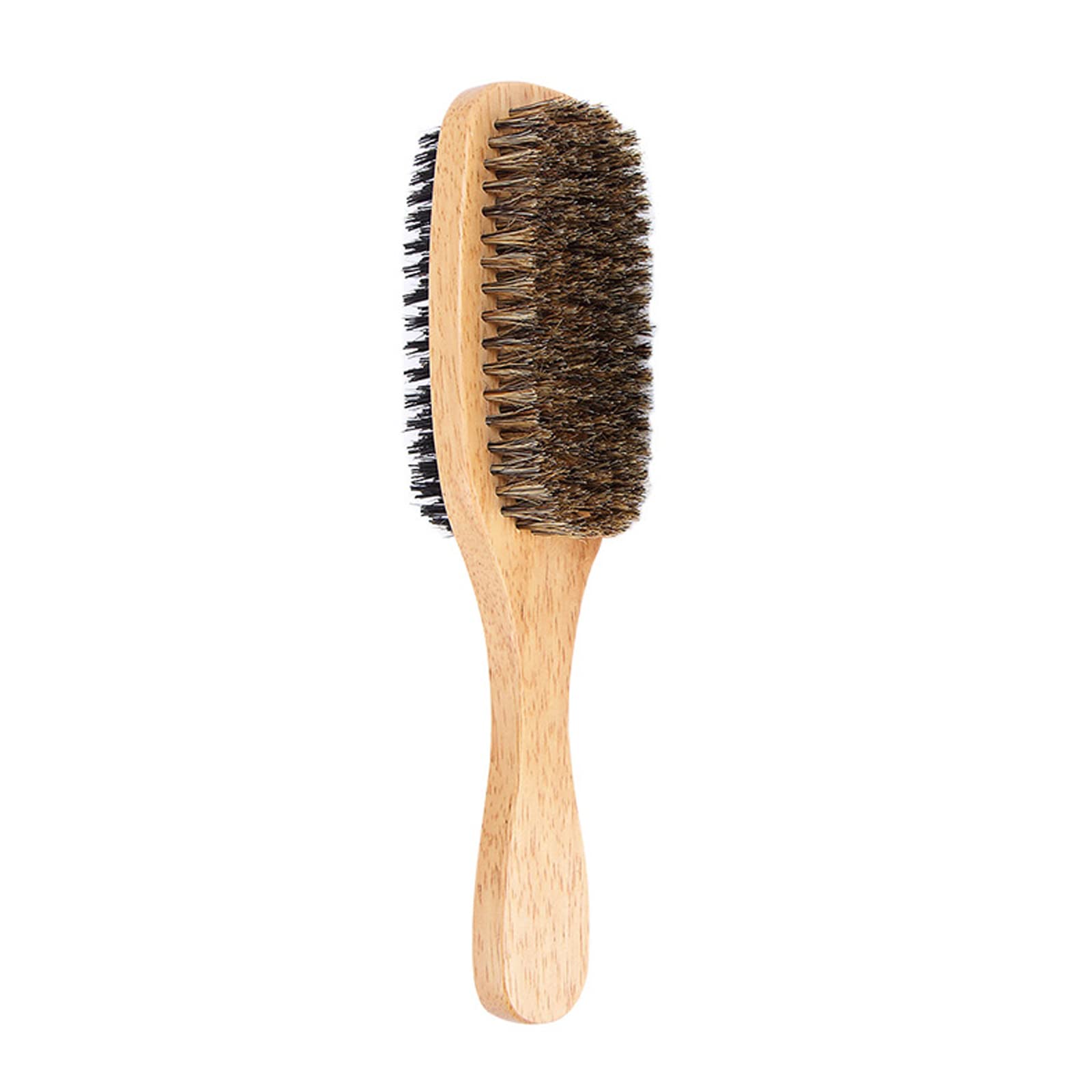 Beard Brush, Beard Care Brush, Double-Sided Beard Brush, Suitable for Beard Care to Get a Good Looking Beard (Brown)