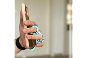 Ergonomic Phone Grip, 3D Printed Stress Relief Tool, Universal Phone Stand for Hand Fatigue Relief, Compatible with All Phone