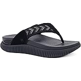 KuaiLu Womens Fashion Orthotic Flip Flops Ladies Athletic Thick Cushion Recovery Thong Sandals Slip On Memory Foam Walking Sandles With Comfortable Plantar Fasciitis Arch Support