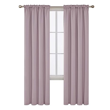 Buy Deconovo Rod Pocket Blackout Curtains Thermal Insulated Shade