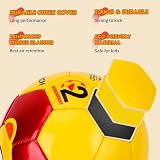 U&C Planet Toddler Soccer Ball Size 2 Mini Football Kids 5.9 in with Pump view 4