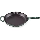 Le Creuset Enameled Cast Iron Signature Iron Handle Skillet, 10.25", Artichaut