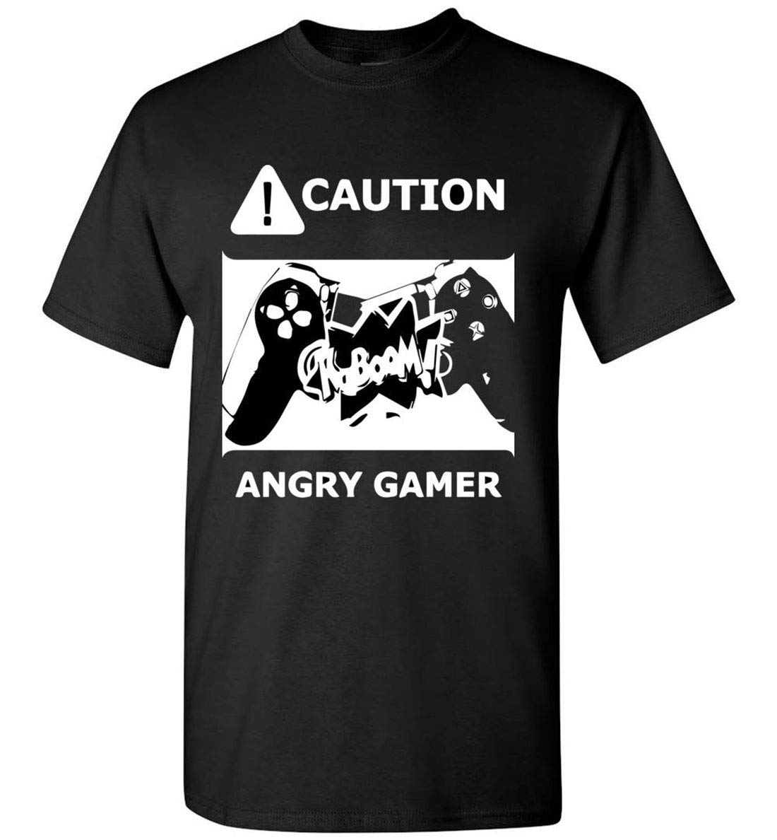 Huangfuzz Caution! Angry Gamer Best T-shirt For Gamer