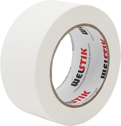 WELSTIK Thin Gaff Tape 50MMx30.2M Matte Cloth White