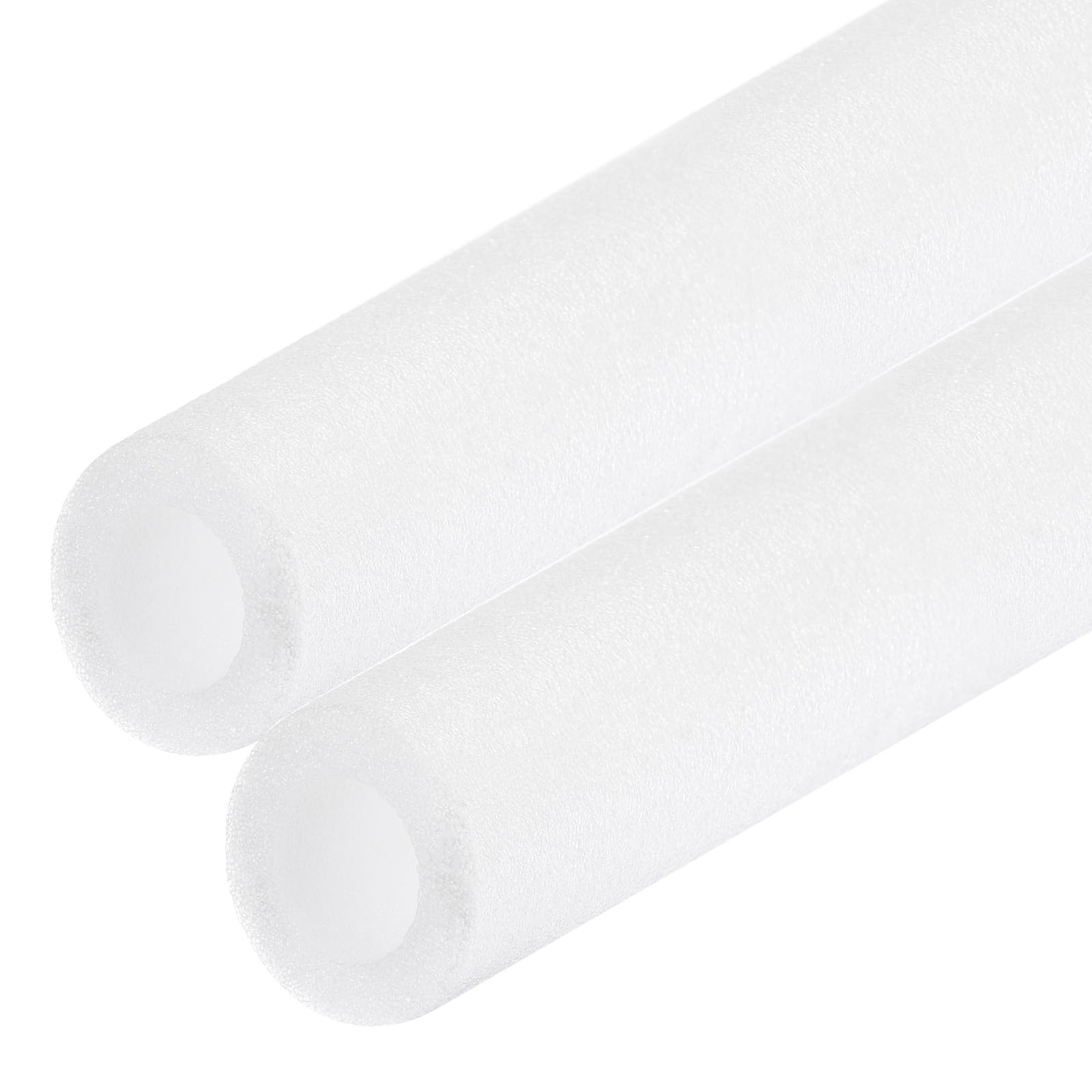 Rebower 2pcs Pipe Insulation Foam Tube 30x50mm 3ft Heat Preservation Foam Pipe [for Copper Water Pipe Freeze Protection] - White