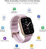 Amazfit GTS 2e Smartwatch Lilac Purple (Renewed) Thin Light Bezel-less view 8