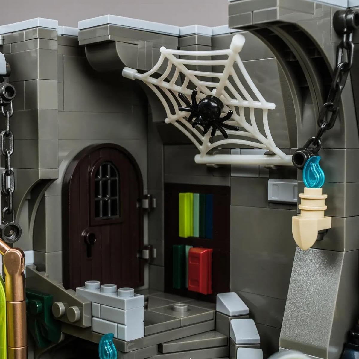 BlueBrixx Pro 108888 – Alchemistenlabor aus Klemmbausteinen mit 1438 Bauelementen 9