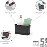 Brabantia Sink Organiser with Removable Tray Dark Grey 19x8.5x11.5 cm view 3