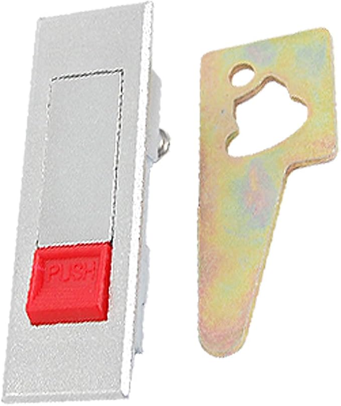 Electric Red Push Button Handle Lock w Flat Cam Amazon.co.uk