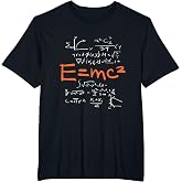E=mc2 Science Equations Math Physics Formula Einstein Theory T-Shirt