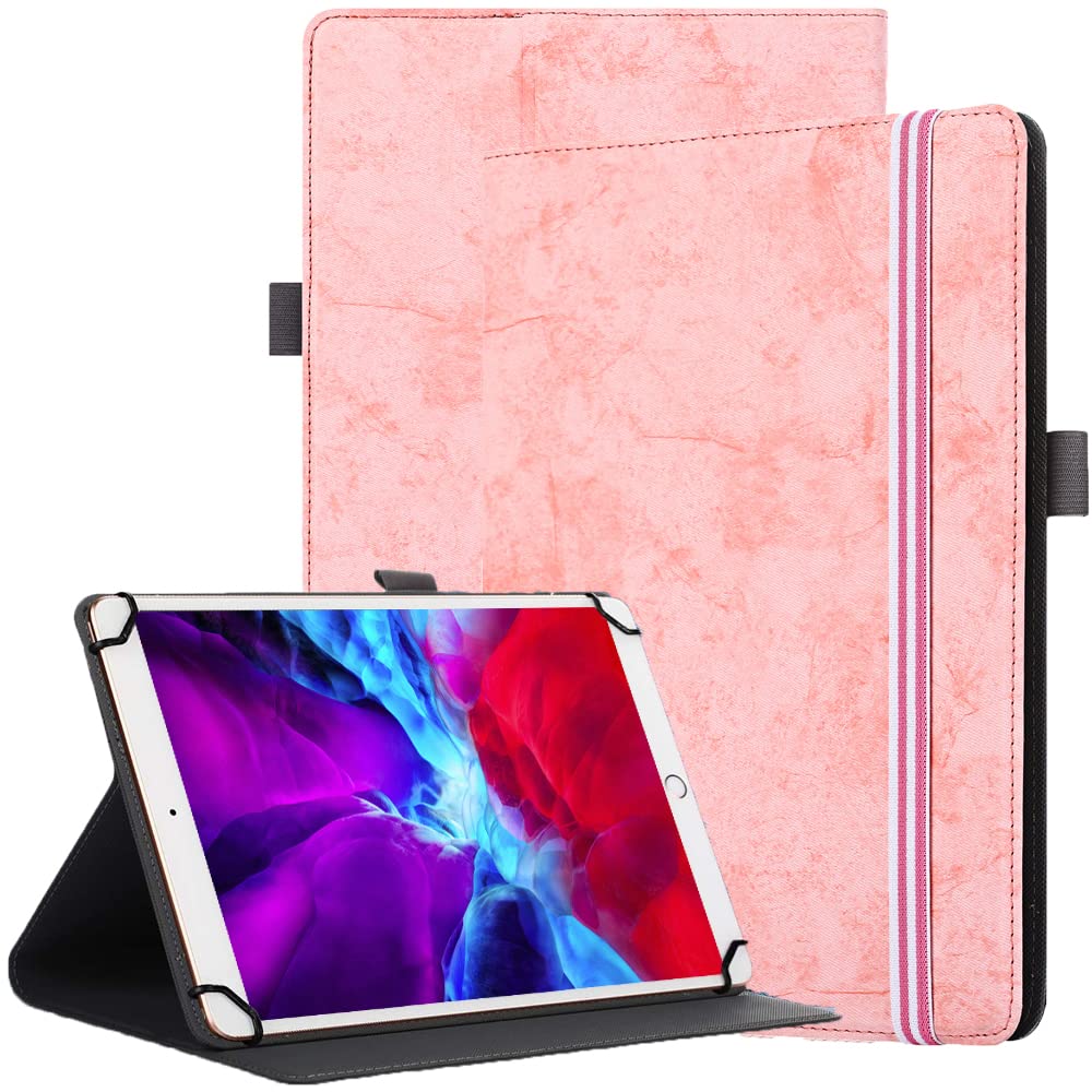 SINSO Universal Case for All 9-11 Inch Tablet, 9",9.7",10.1",10.2",10.5",10.9",11" Tablet Case, Lightweight Protective Cover with Stand/Pen Holder for iPad/Samsung/Lenovo/Fire HD/Fire Max, Pink โ image 1