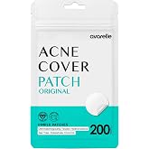 AVARELLE Original Hydrocolloid Pimple Patches Spot Dots for Face 200 Count | Hydrocolloid Pimple Patches for Face, Zit Patches, Spot Stickers, Acne Dots, Tea Tree, Cica, Calendula, Vegan, Cruelty Free