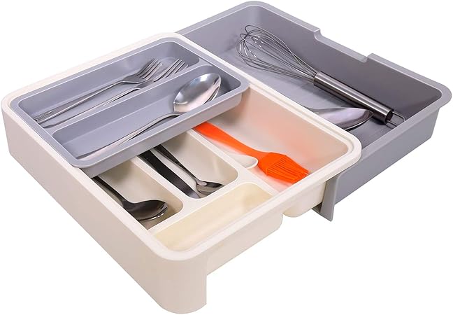 Amazon Com Nnhom Expandable Kitchen Drawer Organizer Adjustable
