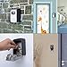 YA MI 4-Digit Key Lock Box, Outdoor Waterproof Hidden Wall Mounted Key Safe - Key Storage Lock Box for House （Gray）