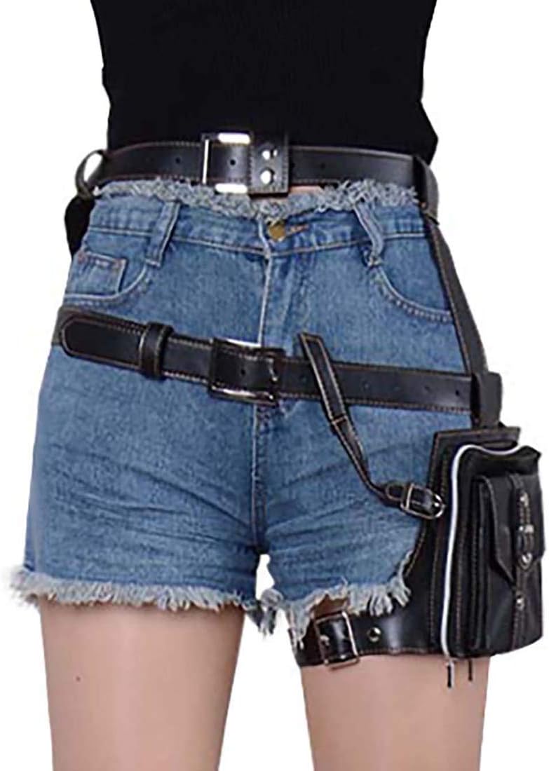 steampunk leg holster bag