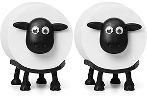 2Pcs Toilet Roll Holder, Sheep Design Funny Toilet Paper Holder Free Standing, Tissue Paper Roll Storage for Bathroom Decor ﻿