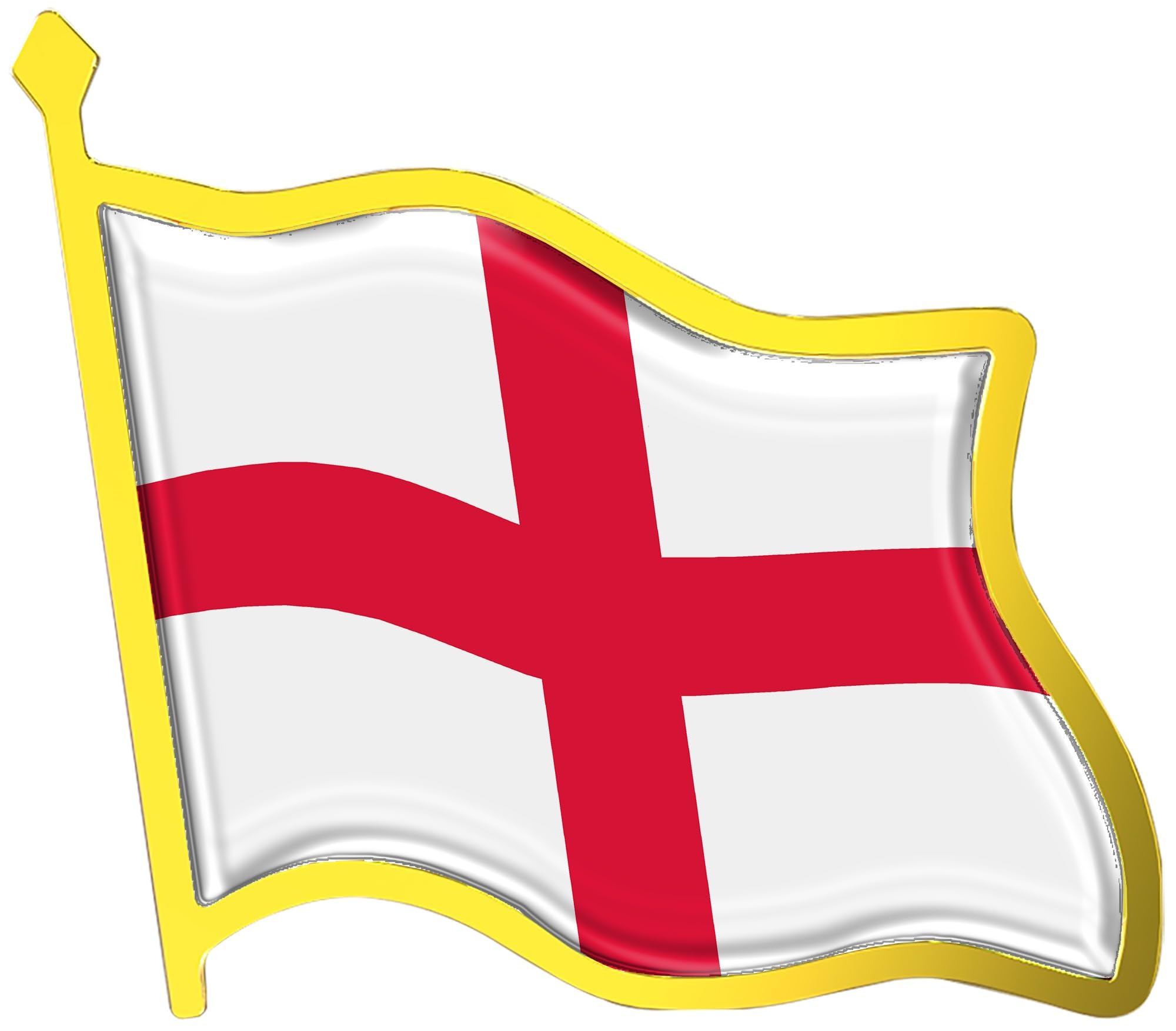 England Flag Lapel Pin - Enamel Metal National