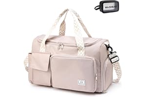 BEULPTN Small Gym Bag for Women, Travel Duffle Bag Carry On Weekender Bag with Shoe Compartment
