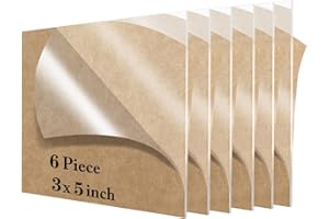 Lesnlok 6 Pieces 3 x 5 Acrylic Sheet1/8 Thick 3mm Plexiglass Sheet,for Sign,Craft,Photo Frame, DIY Display Projects (6, 3 x 5 x 1/8)