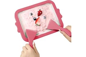 Homemade Ice Cream Maker - Homemade DIY Ice Cream Instant Pan/Roll | Household Fruit Maker Plate for Home Bars Cafs Dessert S