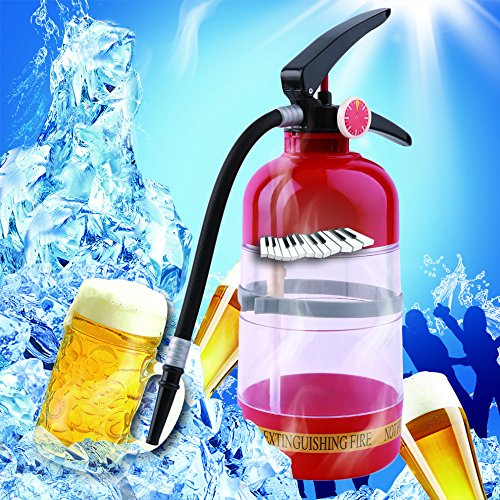 Windaze 1.5 L Fire Extinguisher Cocktail Booze Shaker Drink Liquor Pump Beer Wine Beverage Dispenser Machine Bar KTV Party Supplies