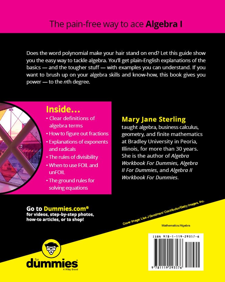 Algebra I For Dummies (For Dummies (Math & Science)) Algebra I For Dummies (For Dummies (Math & Science)) Paperback eTextbook