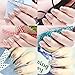 ECBASKET 1 Jar Fashion Acrylic Nail Polish Dust Glitter Powder DIY Shinny Nail Slices # Rose Gold