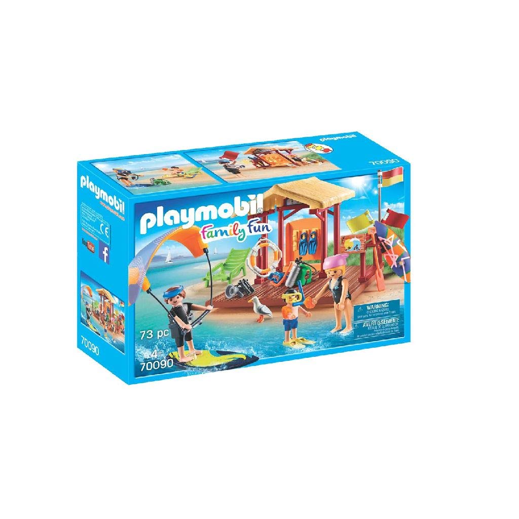 Playmobil 70090 Family Fun Water Sports Lesson, Fun Imaginative Role-Play, PlaySets Suitable for Children Ages 4+