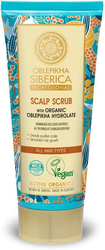 Oblepikha Scalp Scrub, Natural Scalp And Hair Exfoliator Scrub With Sea Buckthorn