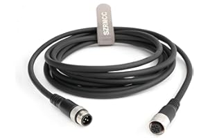 SZRMCC M12 A-Coded 5 Pin Male to Female Fieldbus Modules Cable for Industrial Profibus ProfiNet DeviceNet CANopen CC‑Link Ethernet/IP
