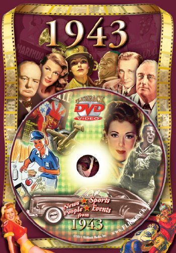 1943 Flickback DVD Greeting Card: Happy 75th Birthday or Anniversary Present