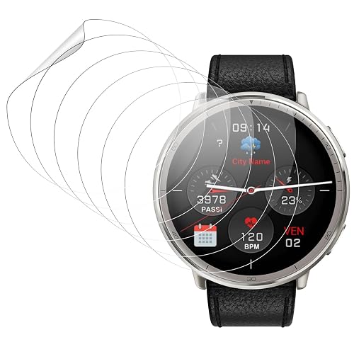 6 Pack Screen Protectors for Amazfit active 2, Soft TPU Watch Screen ...