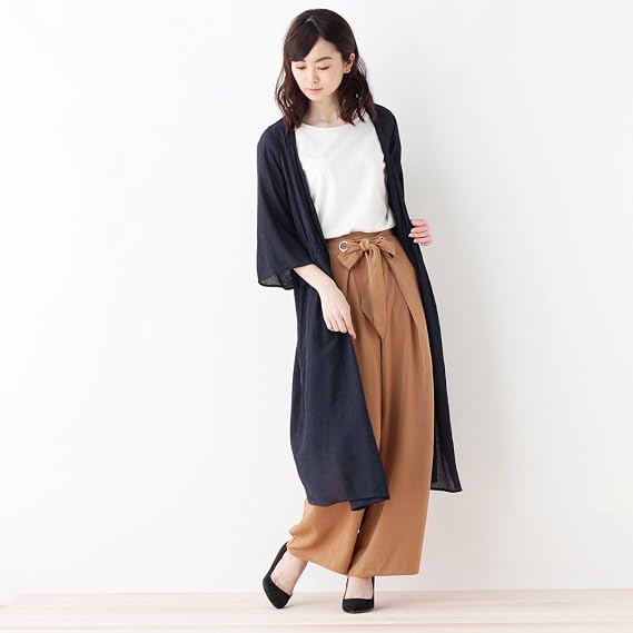Amazon Co Jp インデックス Index 2way楊柳ワンピース C 02 M ネイビー 093 服 ファッション小物