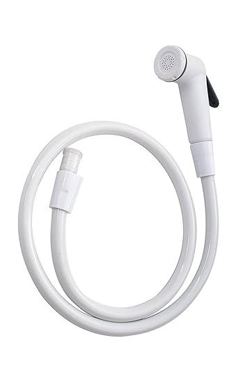 hpf health faucet pvc with long white tube and hook