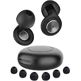 Ear Plugs for Sleep, 50dB Noise Cancelling Ear Plugs for Noise Reduction, Reusable Silicone Sleeping Earplugs for Snoring, Concert, Shooting &amp; Plane Travel with 8 Eartips Case