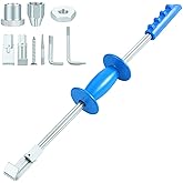 Zonon 9 Piece 5 lb Sliding Hammer Dent Puller, Body Repair Tool Set, Used to Repair Hail Dents and Creases, Suitable for Metal Surfaces of Cars and Refrigerators