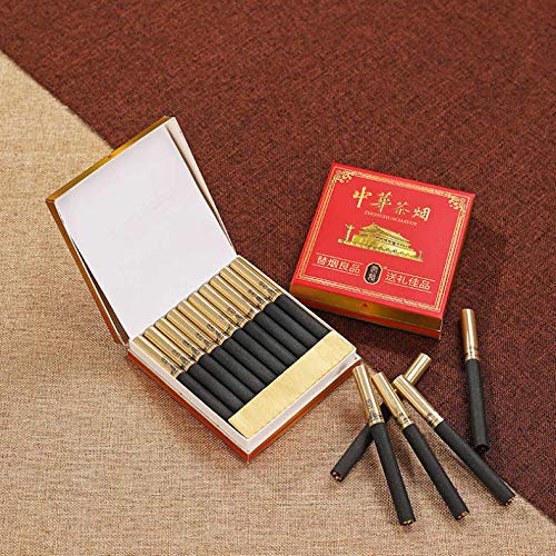 yunnan chinese herbal cigarettes Yunnan Chinese Herbal Cigarettes, Green Tea Menthol Cigarettes,  Smoke-Free-Nicotine-Free, Cigarettes-Cigarettes That Can Clean The Lungs (3  Packs, Premium Cigar Tea Smoke(Rich and Fragrant Taste)) in Saudi Arabia