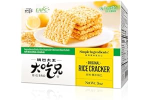 EAPC Rice Crackers - Crunchy Sticky Rice Crackers Cake, 9oz Box, Original Flavor (Pack of 1)