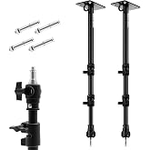 Pantografo Da Studio DATOUBOSS 2m Per Sistema A Binario A Soffitto – Regolabile 43-200cm, Carico 15kg, Attacco 5/8”