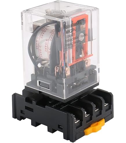 5 Set 12V DC Coil Power Relay LY2NJ DPDT 8Pin HH62P JQX 13F With Socket