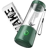 Portable Blender USB Rechargeable, Hotsch Personal Size Blender for Shakes and Smoothies, Strong Cutting Power with Six Blade