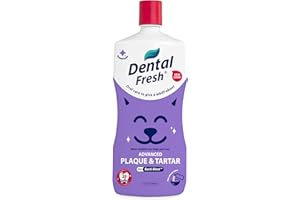 Veterinary Formula Dental Fresh Water Additive for Dogs and Cats, Advanced Plaque and Tartar Control, 32 Fl Oz