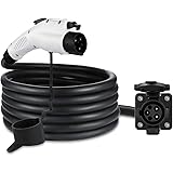 Lectron 40ft/12m J1772 Extension Cable Compatible with All J1772 EV Chargers - Flexible Charging for Your Electric Vehicle