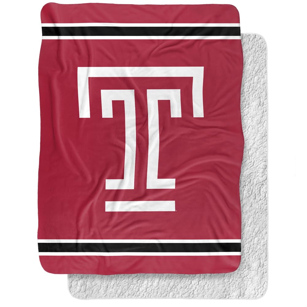 Temple University Blanket, 60"x80" Primary Logo